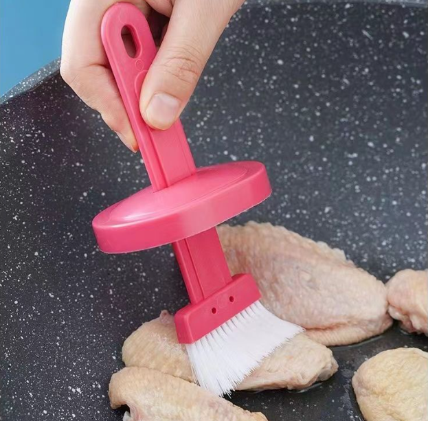 Cọ quét dầu có bình tích hợp 2 trong 1 quét gia vị nước sốt chiên nướng chịu nhiệt độ cao an toàn L1621