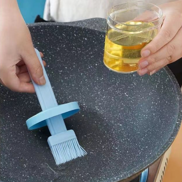 Cọ quét dầu có bình tích hợp 2 trong 1 quét gia vị nước sốt chiên nướng chịu nhiệt độ cao an toàn L1621