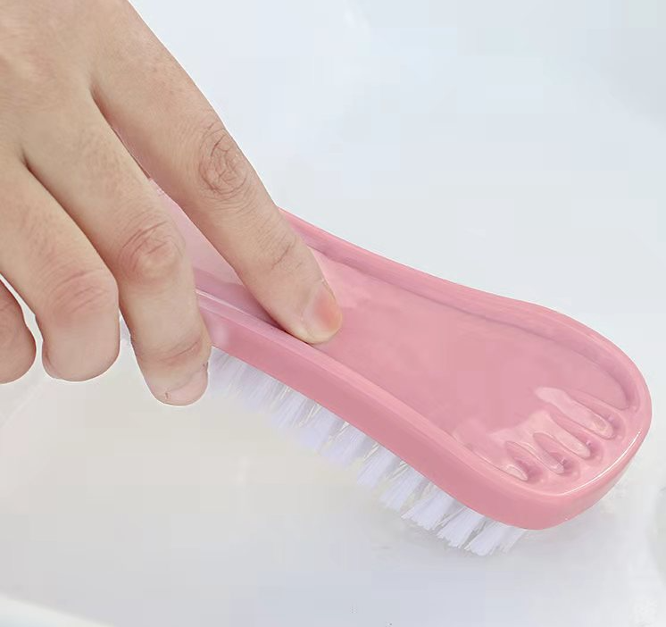 Bàn chải giặt đồ lông mềm hình bàn chân bàn chải chà chân tay vệ sinh tắm rửa không sợ làm đau da L1632
