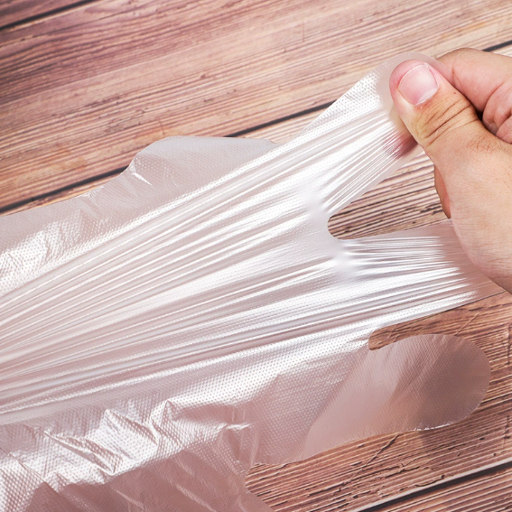 Bịch 100 Gram Găng Tay PE trong suốt dùng 1 lần, găng tay nấu ăn, bao tay dọn dẹp vệ sinh siêu dai A5331