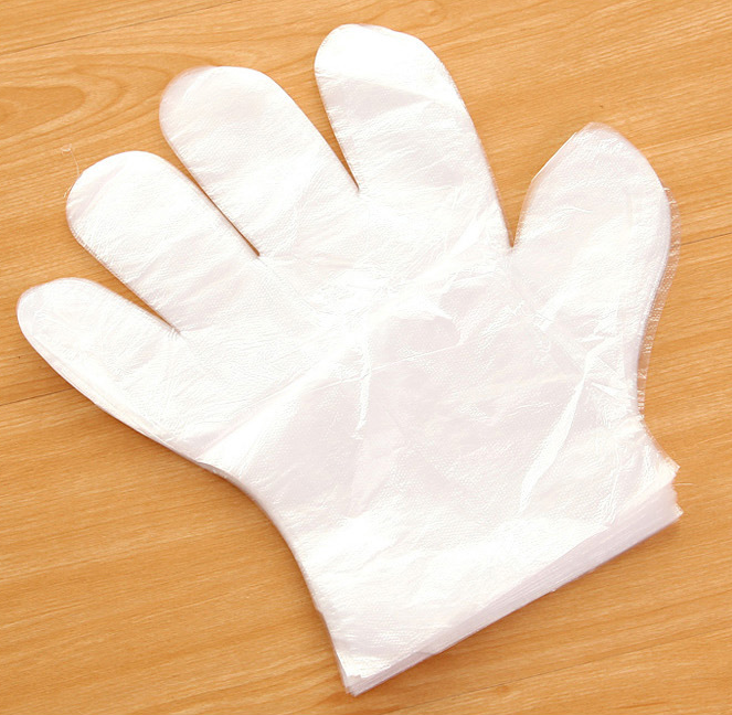 Bịch 100 Gram Găng Tay PE trong suốt dùng 1 lần, găng tay nấu ăn, bao tay dọn dẹp vệ sinh siêu dai A5331