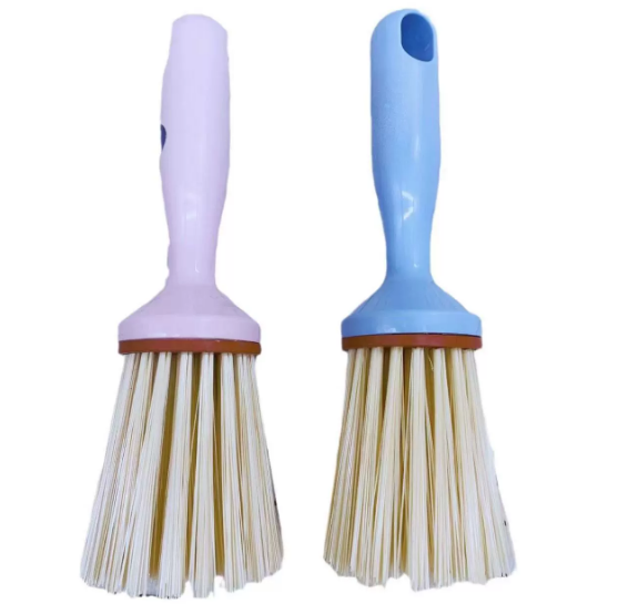 Cây cọ rửa nồi hình trụ có cán thô được gia cố và làm dày, cây cọ rửa nhà bếp đa năng A0441