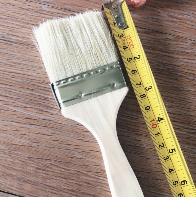 Cọ Quét Sơn Cán Gỗ, Dụng Cụ Quét Dầu Nướng Đồ An Sợi Tre An Toàn A0521-A0522