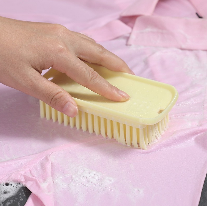 Bàn chải chà giày lông mềm, bàn chải giặt đồ vệ sinh giày đa năng, bàn chải quần áo sợi mềm A0523