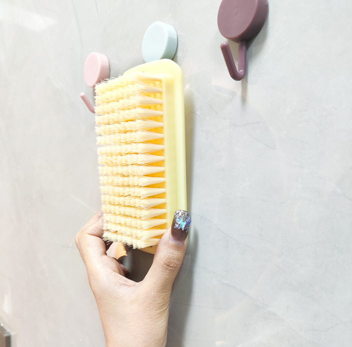 Bàn chải chà giày lông mềm, bàn chải giặt đồ vệ sinh giày đa năng, bàn chải quần áo sợi mềm A0523