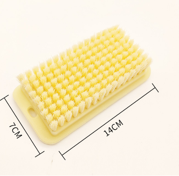 Bàn chải chà giày lông mềm, bàn chải giặt đồ vệ sinh giày đa năng, bàn chải quần áo sợi mềm A0523