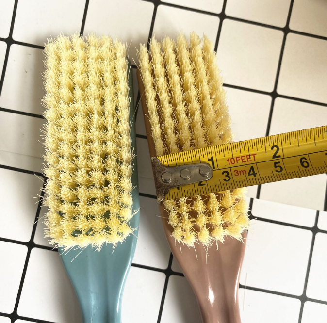 Bàn chải đánh giày lông mềm dày Cán Thẳng , Bàn chải vệ sinh giày dép A0613