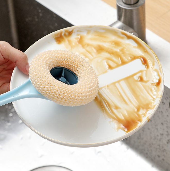 Dụng cụ cọ nồi Xoong Nồi Chà Rửa vệ sinh chén bát có miếng thay thế A1246-A1247-A1248