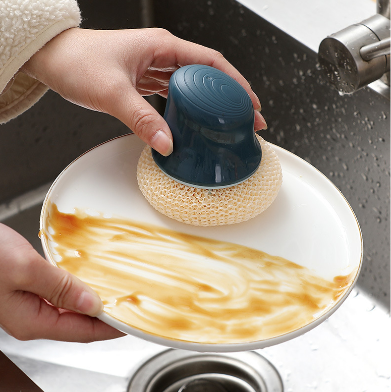 Dụng cụ cọ nồi Xoong Nồi Chà Rửa vệ sinh chén bát có miếng thay thế A1246-A1247-A1248