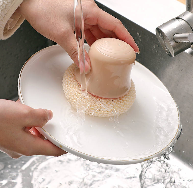 Dụng cụ cọ nồi Xoong Nồi Chà Rửa vệ sinh chén bát có miếng thay thế A1246-A1247-A1248