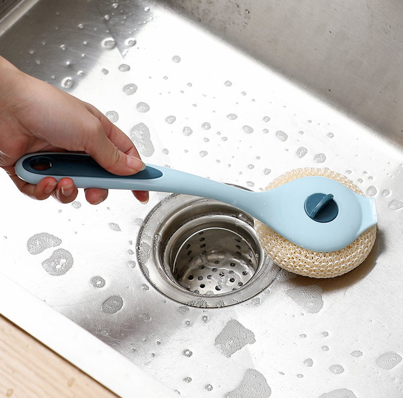 Dụng cụ cọ nồi Xoong Nồi Chà Rửa vệ sinh chén bát có miếng thay thế A1246-A1247-A1248