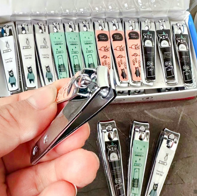 Kềm cắt móng tay họa tiết hoạt hình, cắt móng tay bấm móng tay dễ thương A1343