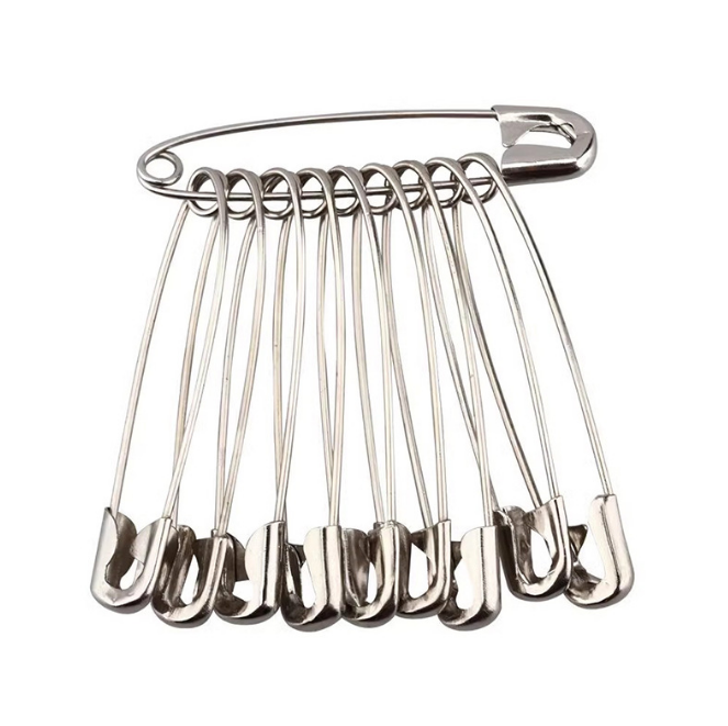 Combo 10 Chiếc Kim Băng Gài quần áo đa năng, Ghim Cố Định Vật Dụng Cài áo A1434