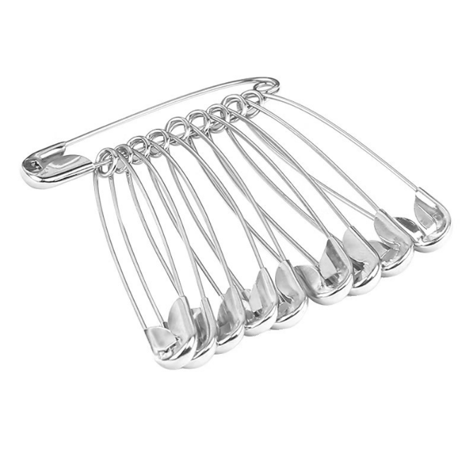 Combo 10 Chiếc Kim Băng Gài quần áo đa năng, Ghim Cố Định Vật Dụng Cài áo A1434
