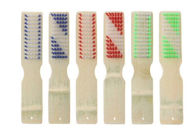 Bàn chải đánh giày bằng tre tự nhiên, lông cứng, bàn chải đánh giày, bàn chải thảm giặt đồ A1612-A1613