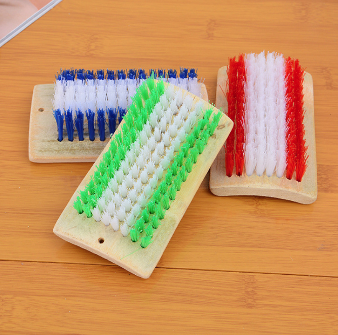 Bàn chải đánh giày bằng tre tự nhiên, lông cứng, bàn chải đánh giày, bàn chải thảm giặt đồ A1612-A1613