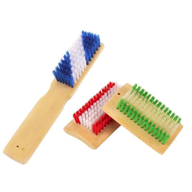 Bàn chải đánh giày bằng tre tự nhiên, lông cứng, bàn chải đánh giày, bàn chải thảm giặt đồ A1612-A1613