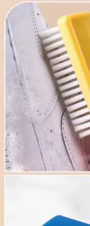 Bàn chải giày đa năng với lông mềm này sẽ không làm hỏng giày, dụng cụ vệ sinh gia dụng A2114