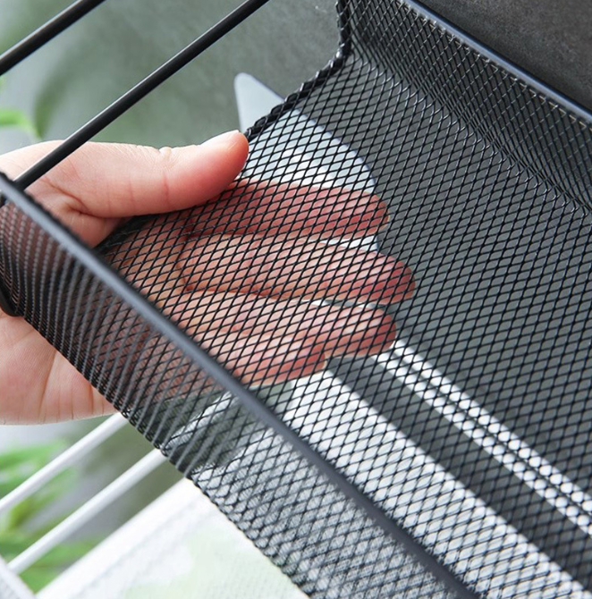 Kệ phòng tắm tối giản kiểu Nhật, giá đựng sữa tắm, bàn trang điểm, giỏ treo nhiều móc dung tích lớn A2743