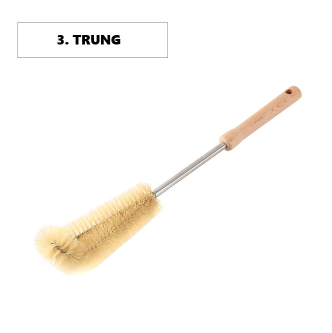 Chổi cọ vệ sinh bình sữa, bình giữ nhiệt, ấm đun nước và cốc đựng nước chổi dài có thể treo A3112