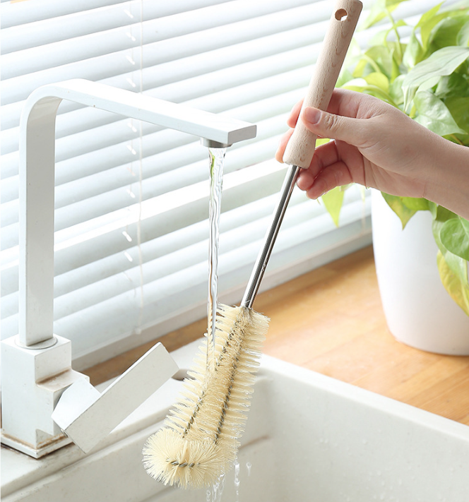 Chổi cọ vệ sinh bình sữa, bình giữ nhiệt, ấm đun nước và cốc đựng nước chổi dài có thể treo A3112