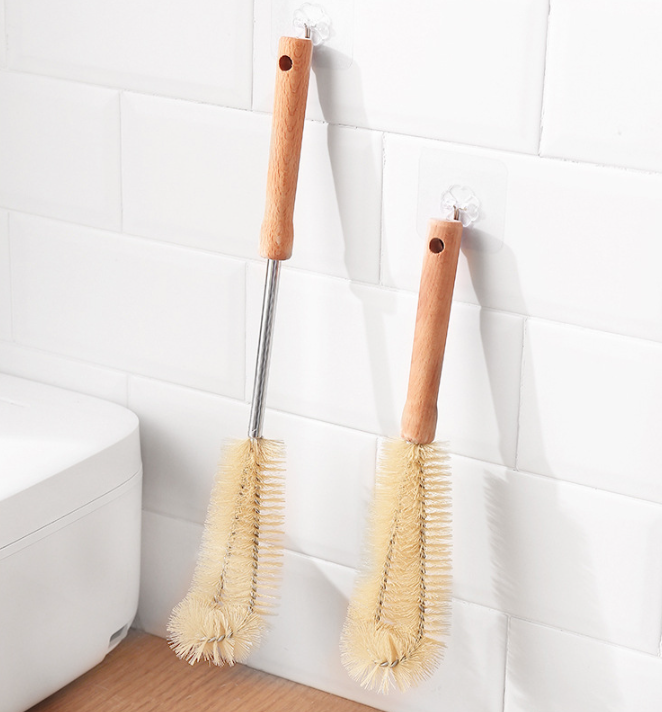 Chổi cọ vệ sinh bình sữa, bình giữ nhiệt, ấm đun nước và cốc đựng nước chổi dài có thể treo A3112