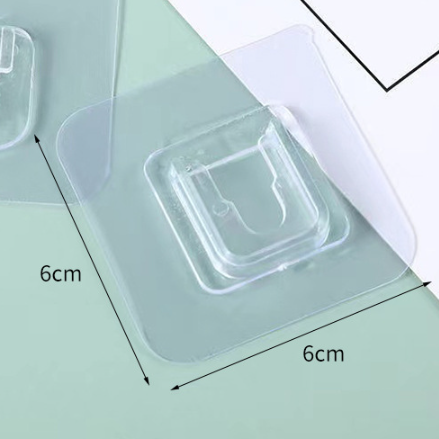 Cặp Khóa bấm dính dày và chắc chắn dán tường treo đồ dùng, giá đỡ ổ cắm điện gắn tường chịu lực A4223