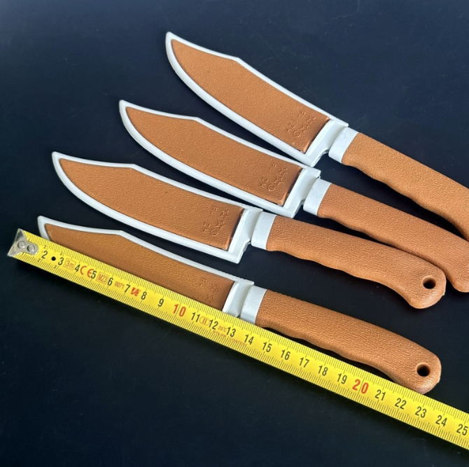 Dao gọt hoa quả màu vàng dày có vỏ dày, dao gọt hoa quả, dụng cụ nhà bếp A4831