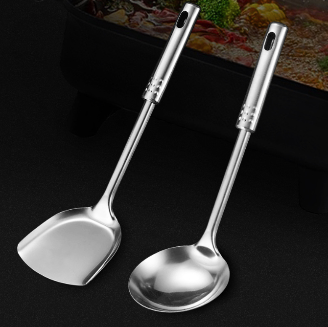 XẺNG CHIÊN XÀO INOX- LỚN T1221