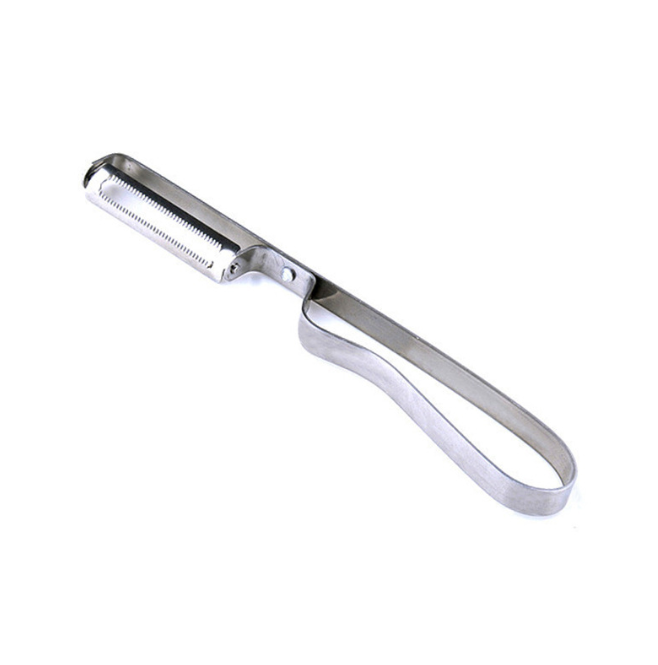 Dao bào thép, dụng cụ gọt vỏ kim loại, dụng cụ gọt vỏ trái cây và rau củ nhỏ gọn dễ sử dụng L0813