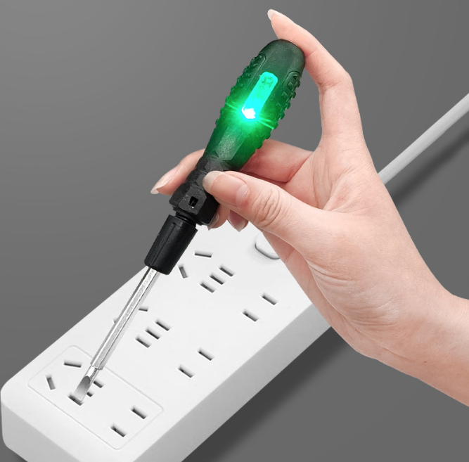 Bút thử điện mới, bút thử đứt dây điện gia dụng, bút thử tua vít đa năng để phát hiện tính liên tục của mạch điện L1134