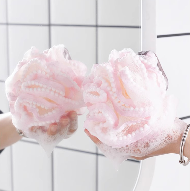 Bông Tắm Tạo Bọt biển tắm lớn, bọt biển tắm cao cấp không bị lan rộng, siêu mềm và dễ tạo bọt L1151