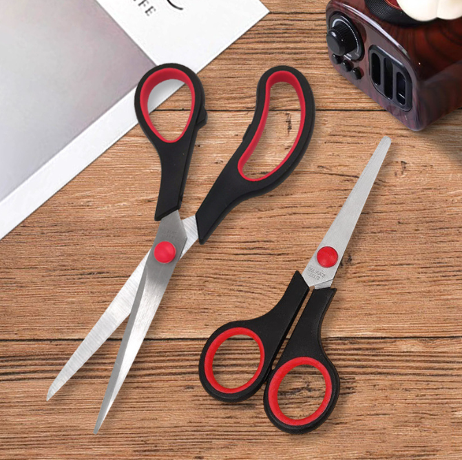 Kéo nhà bếp, kéo thép không gỉ chịu lực cầm tay, kéo thủ công học sinh nhân viên văn phòng L1811