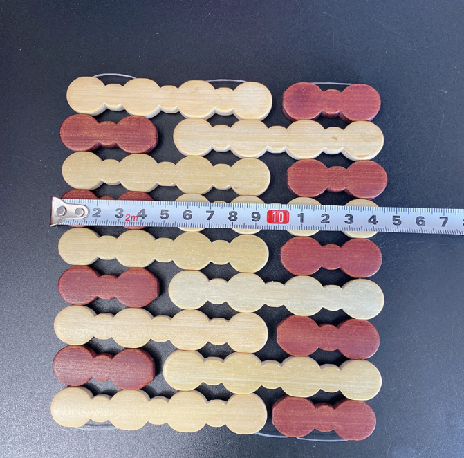 Thảm tre lót nồi cách nhiệt, tấm thảm bàn bếp, thảm tre lót chén bát chảo nóng đặt bàn L1814