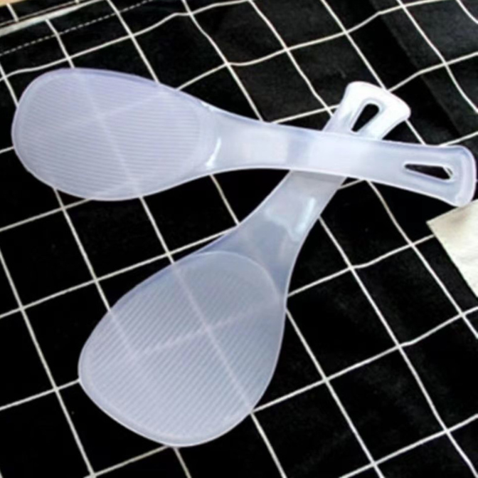 Muỗng cơm chống dính, thìa cháo nhựa cán dài, muỗng múc cơm cho nồi cơm điện, thìa cơm dùng cho thực phẩm có cán dài L1922