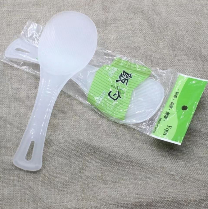 Muỗng cơm chống dính, thìa cháo nhựa cán dài, muỗng múc cơm cho nồi cơm điện, thìa cơm dùng cho thực phẩm có cán dài L1922