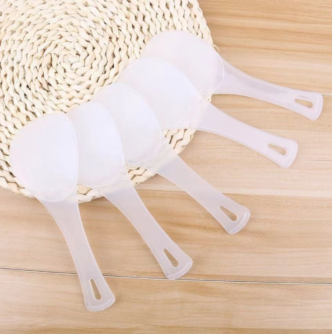 Muỗng cơm chống dính, thìa cháo nhựa cán dài, muỗng múc cơm cho nồi cơm điện, thìa cơm dùng cho thực phẩm có cán dài L1922