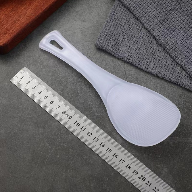 Muỗng cơm chống dính, thìa cháo nhựa cán dài, muỗng múc cơm cho nồi cơm điện, thìa cơm dùng cho thực phẩm có cán dài L1922