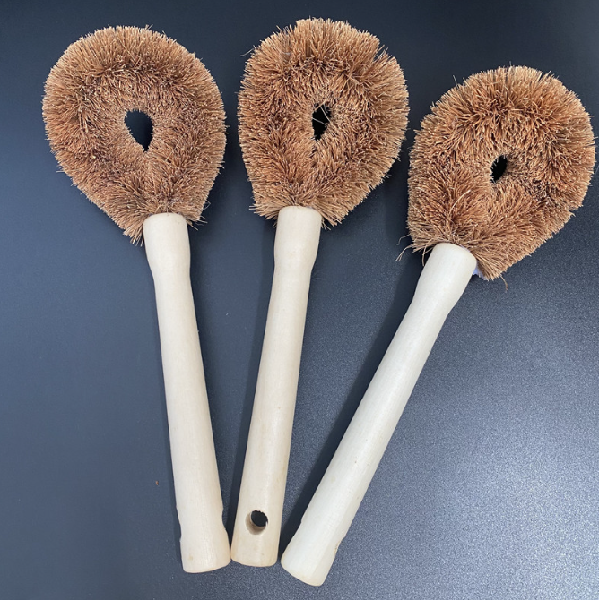 Bàn chợi cọ nồi sợi dừa tự nhiên, bàn chải tẩy dầu mỡ chuyên dụng cho nhà bếp, bàn chải vệ sinh và rử chén bát L1924