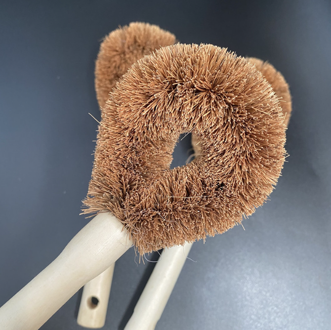 Bàn chợi cọ nồi sợi dừa tự nhiên, bàn chải tẩy dầu mỡ chuyên dụng cho nhà bếp, bàn chải vệ sinh và rử chén bát L1924