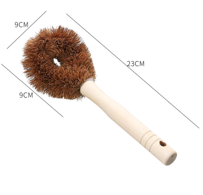 Bàn chợi cọ nồi sợi dừa tự nhiên, bàn chải tẩy dầu mỡ chuyên dụng cho nhà bếp, bàn chải vệ sinh và rử chén bát L1924