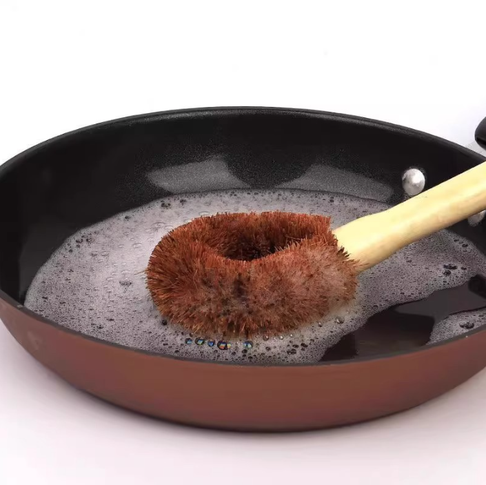 Bàn chợi cọ nồi sợi dừa tự nhiên, bàn chải tẩy dầu mỡ chuyên dụng cho nhà bếp, bàn chải vệ sinh và rử chén bát L1924