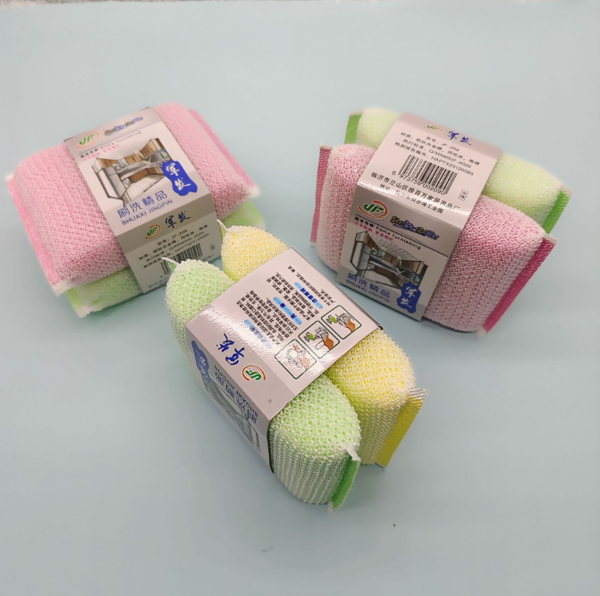 Combo 2 Miếng bọt biển chà rửa chén bát xoong nồi nhà bếp, cọ chùi rửa nồi và bát đĩa L1942