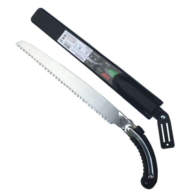 Cưa tay gấp gọn lưỡi 35cm, cưa cành cây đa năng có khóa an toàn kèm vỏ đựng T1422
