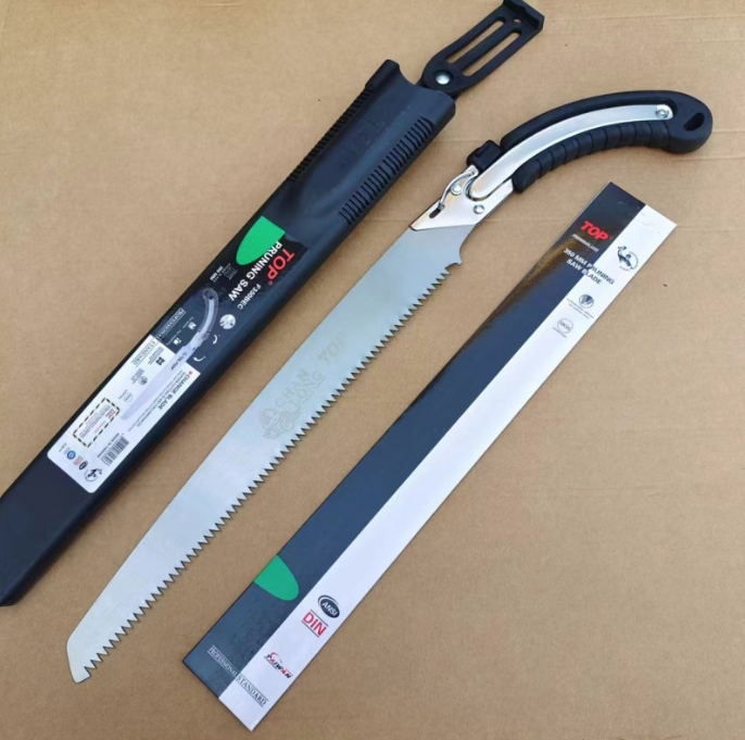 Cưa tay gấp gọn lưỡi 35cm, cưa cành cây đa năng có khóa an toàn kèm vỏ đựng T1422