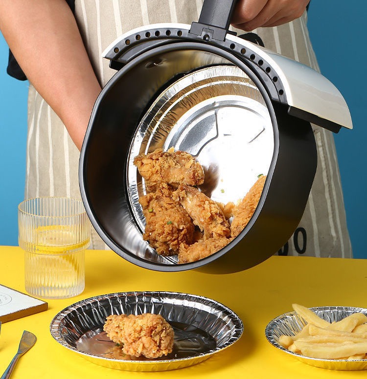 Sét 10 Khuôn Giấy Bạc Size 22cm Lót Nồi Chiên Không Dầu A1561