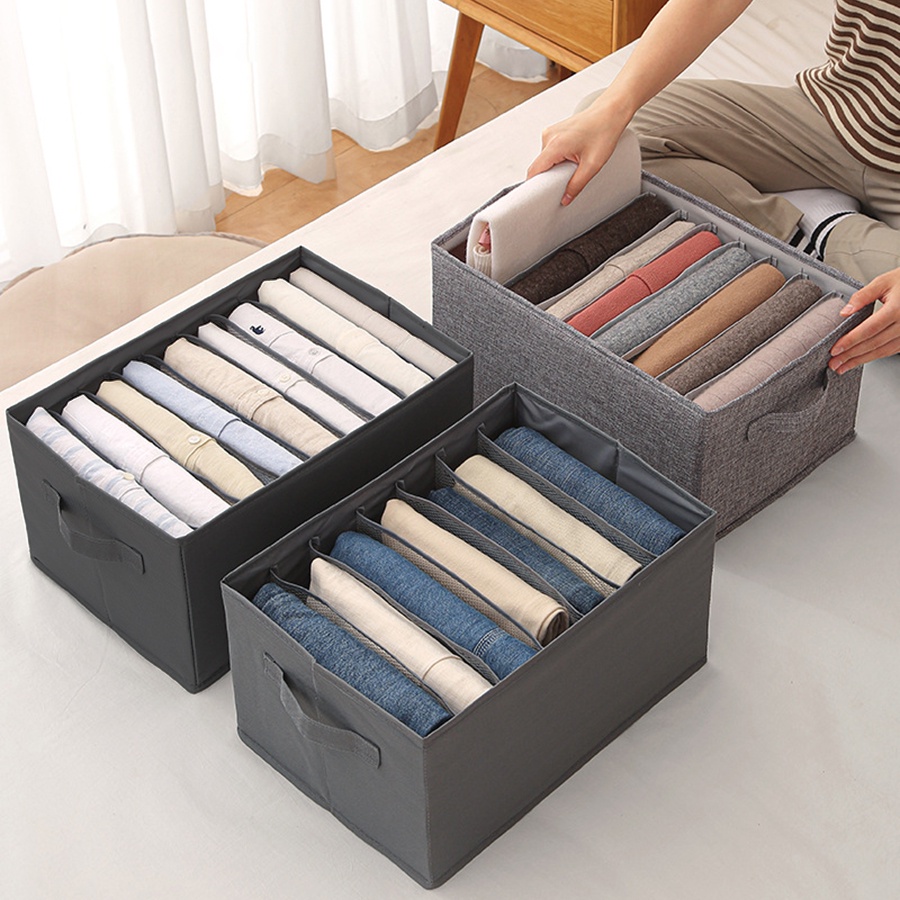 Hộp Vải Đựng Đồ Chia Ngăn Khay Túi Vải A1571