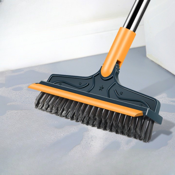 Cây Chà Sàn Nhà Tắm Đa Năng 2 Trong 1, Chổi Cọ Sàn Và Gạt Nước A5322