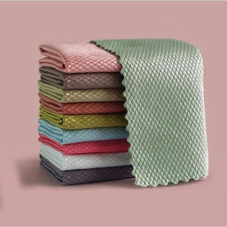 Khăn Vảy Cá Thấm Hút Nước Lau Kính Lau Chén Bát Đa Năng A0333