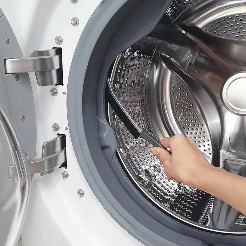 Bàn Chải Vệ Sinh Khe Hở Góc Chết Nhà Tắm Nhà Bếp, Cọ Vệ Sinh Khe Cửa Góc Rãnh A2541 - Cán Kim Loại